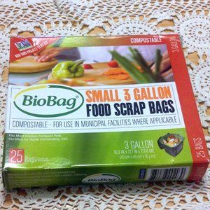 Biobag Non-GMO, compostable food scrap bags